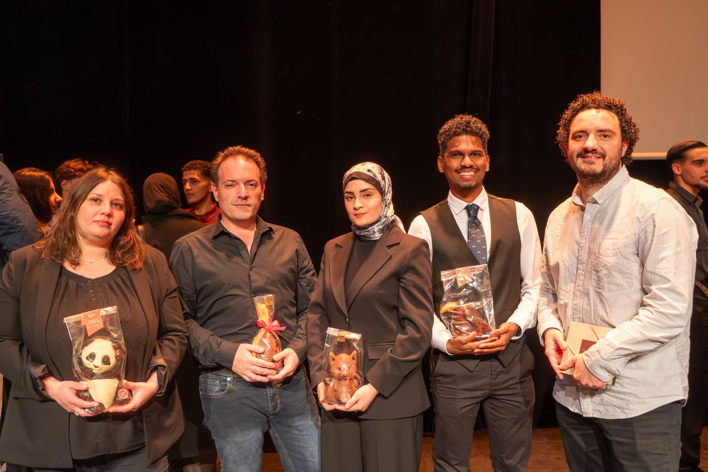 Le jury et les lauréats